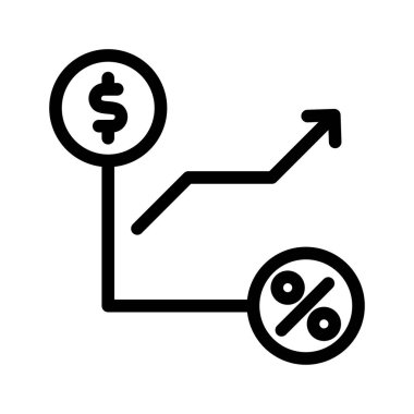 Simge grafiği, grafik çubukları, para birimi çizelgesi. düzenlenebilir dosya ve renk