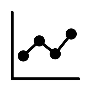 Simge grafiği, grafik çubukları, para birimi çizelgesi. düzenlenebilir dosya ve renk