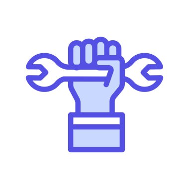 ikon İşçi Bayramı, El Yumruğu konseptiyle İşçi Hakkı.