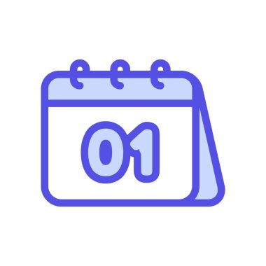 İşçi bayramı takvimi ya da kask takvimiyle ikon İşçi Bayramı. düzenlenebilir dosya, vektör illüstrasyonu.