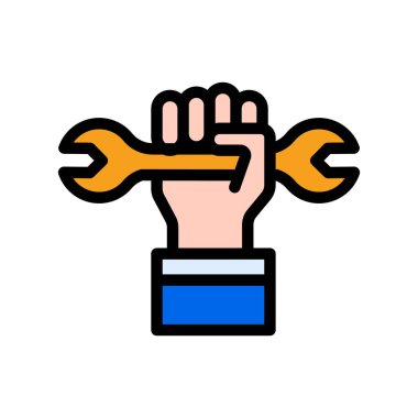 ikon İşçi Bayramı, El Yumruğu konseptiyle İşçi Hakkı.