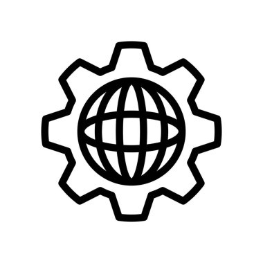 Konsept küre ve teçhizatlı ikon İşçi Bayramı, dünya işçi günü. düzenlenebilir dosya, vektör illüstrasyonu.