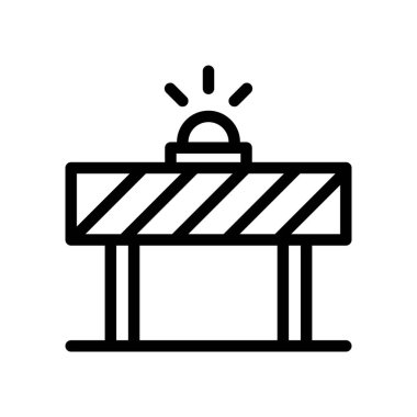 İnşaat tabelası altında konsepti olan ikon İşçi Bayramı. düzenlenebilir dosya, vektör illüstrasyonu.