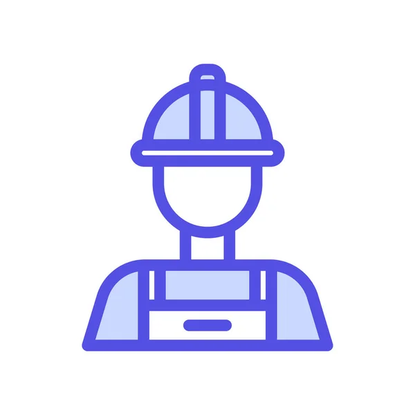 Symbol Labor Day Mit Konzept Männer Arbeiter Mechaniker Oder Mitarbeiter — Stockvektor