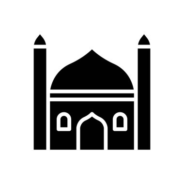 simge Camii, simge, vektör illüstrasyonu, düzenlenebilir renk