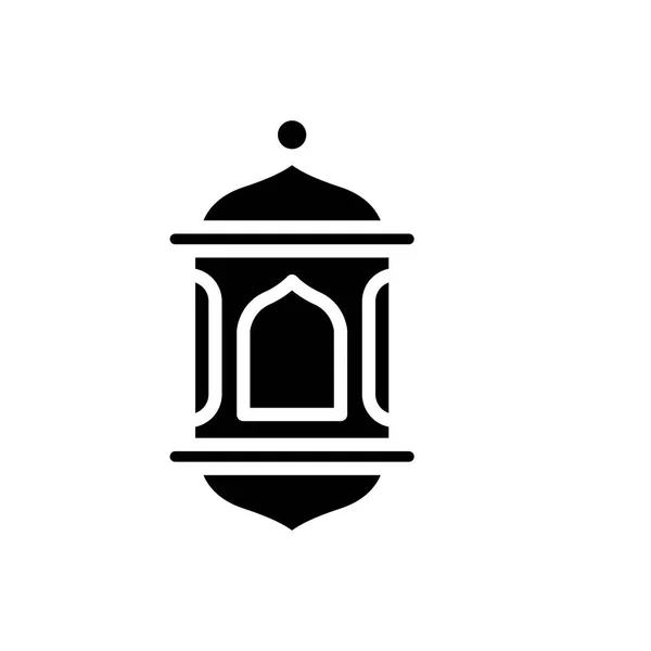 Icono Ramadán Linterna Icono Ilustración Vectorial Color Editable — Vector de stock