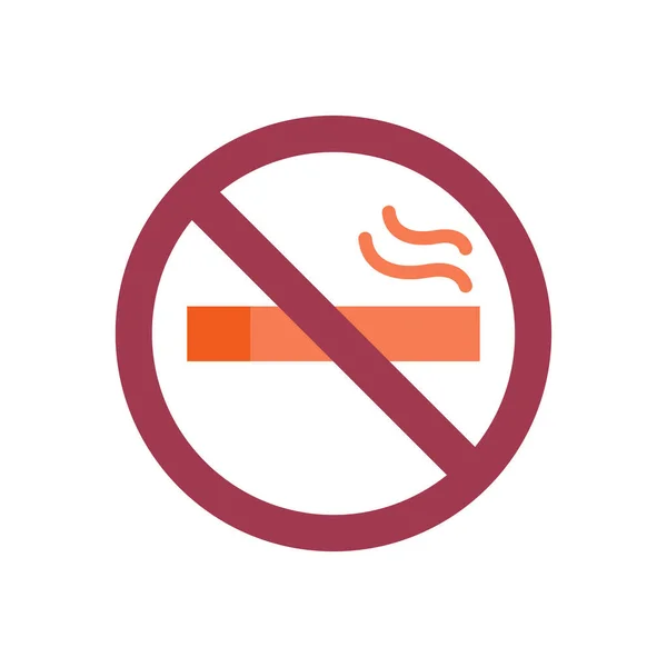 Ikon Rökning Förbjuden Ikon Ramadan Vektor Illustration Redigerbar Färg — Stock vektor