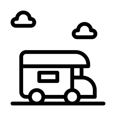 Icon Car tatili, Holyday. düzenlenebilir dosya ve renk.