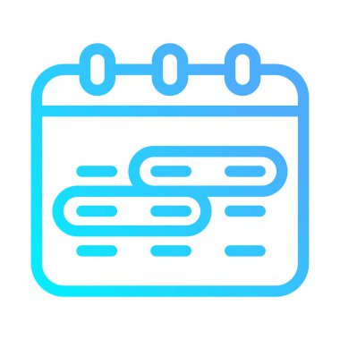 Simge Takvimi Günü. düzenlenebilir dosya ve renk.