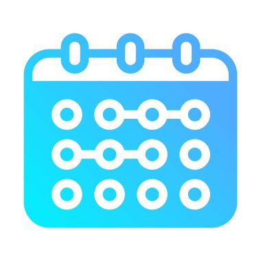 Simge Takvimi Günü. düzenlenebilir dosya ve renk.