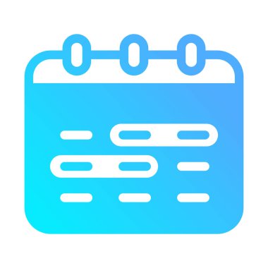 Simge Takvimi Günü. düzenlenebilir dosya ve renk.