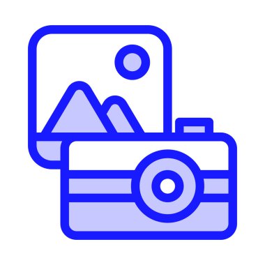 Simge Kamera ve Resim, Holyday. düzenlenebilir dosya ve renk.