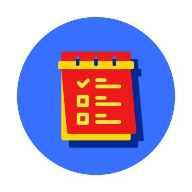 Liste Yapılacak Simge, Holyday. düzenlenebilir dosya ve renk.