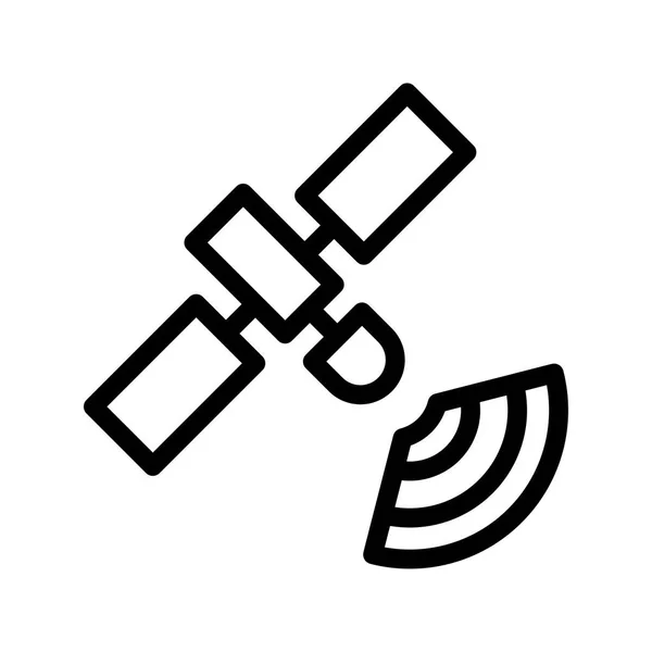 Icône Satellite Signal Internet Des Objets Sans Fil Signal Illustration — Image vectorielle