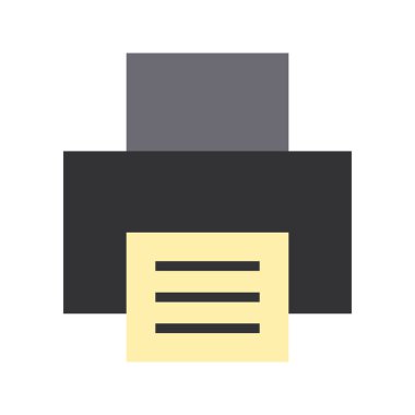 Düz renk biçimli simge yazıcısı veya simge yazdırma