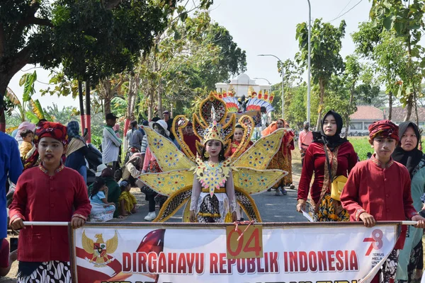 Tuban Indonézia 2023 Augusztus Indonéz Köztársaság Évfordulója Alkalmából Dasin Village — Stock Fotó