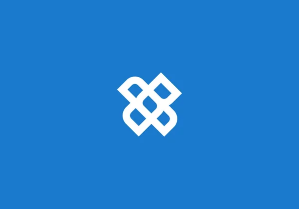 Logo Písmeno Nebo Nebo Nebo Abstraktním Tvaru Minimalistický Moderní Firemní — Stockový vektor