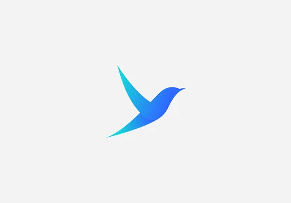 Logo Pro Ptáky Orlice Křídla Ikona Letadla Design Šablony Loga — Stockový vektor