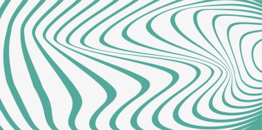 70 'lerin havalı hippi geçmişleri. Şekil değiştirilmiş optik illüzyon dalgası arka planı. Dalgalanma efekti çizgili çizgi yapısı.