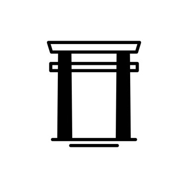 Simge İnşa Eden Gökdelen sembolleri düzenlenebilir dosya