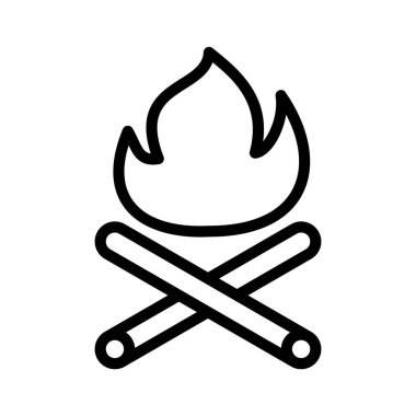 İkon Noel şenlik ateşi, kış bayramı sembolü Eleen