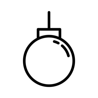 İkon Noel lambası, kış tatili sembolü Eleen