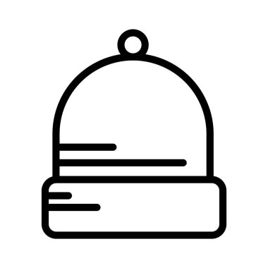 İkon Noel şapkası, kış bayramı sembolü Eleen