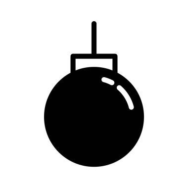 İkon Noel lambası, kış tatili sembolü Eleen