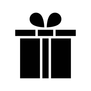 İkon Noel hediyesi kutusu, kış bayramı sembolü Eleen