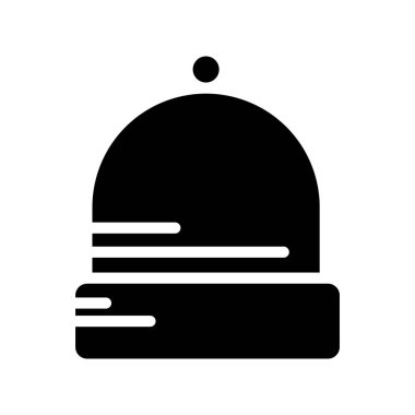 İkon Noel şapkası, kış bayramı sembolü Eleen