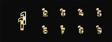 Logo 11-19, 11-19 yıl mutlu yıldönümleri, kutlama, doğum günü, selamlama ve davetiye için yaratıcı tasarım şablonu. Düzenlenebilir dosya