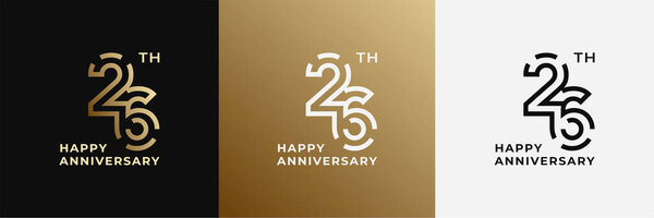 Logo 26th, 26 years happy anniversary, Creative design template for celebration, birthday, greeting and invitation. Editable fil