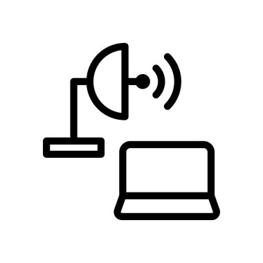 Simge hattı bilgisayarı uyduya bağlanıyor. Özet biçimi.