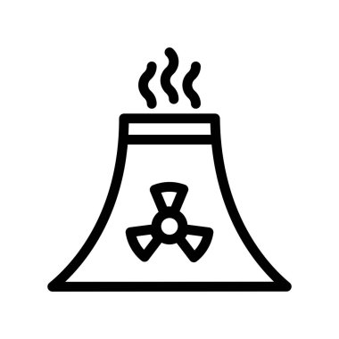 Simge Hattı nükleer reaktör santrali. Yenilenebilir enerji, ekoloji ve enerji alternatifi. Özet simgesi kavramı