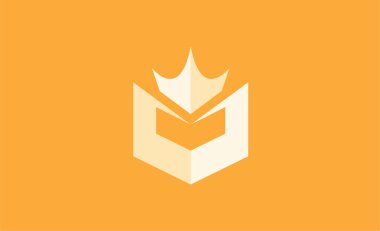 M harfli Crown Logosu. Zarif, Kral, Kraliyet ve lüks mücevher markası konsepti..