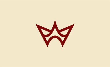 Kraliyet Logosu. Zarif, Kral, Kraliyet ve Mücevher Markası Konsepti..