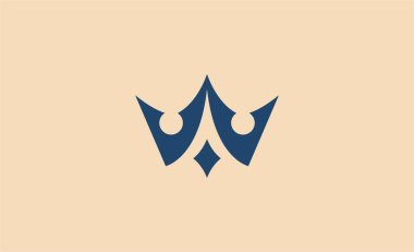 Kraliyet Logosu. Zarif, Kral, Kraliyet ve Mücevher Markası Konsepti..