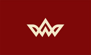 Kraliyet Logosu. Zarif, Kral, Kraliyet ve Mücevher Markası Konsepti..