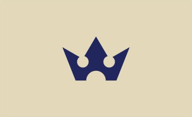 Kraliyet Logosu. Zarif, Kral, Kraliyet ve Mücevher Markası Konsepti..