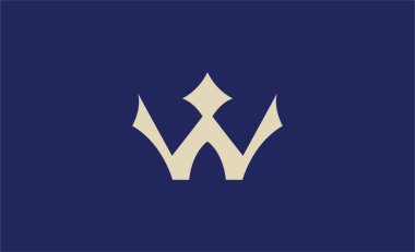 Kraliyet Logosu. Zarif, Kral, Kraliyet ve Mücevher Markası Konsepti..