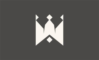 Kraliyet Logosu. Zarif, Kral, Kraliyet ve Mücevher Markası Konsepti..