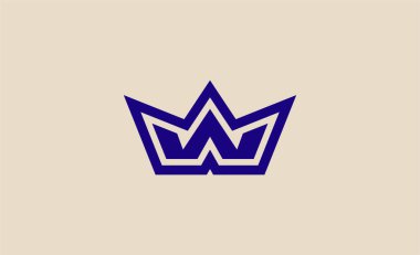 Kraliyet Logosu. Zarif, Kral, Kraliyet ve Mücevher Markası Konsepti..