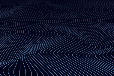 Çizgi dalga deseni soyut arkaplan çizgisi. Kopyalama alanı ile ağ, dalgalı ve düz doku.