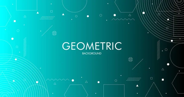Creative Geometric Background Σχεδιασμός Γραφικά Στοιχεία Για Την Παρουσίαση Του — Διανυσματικό Αρχείο