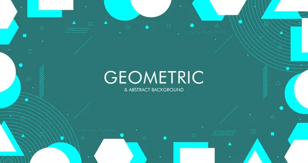 Creative Geometric Background Design Graphic Elements Presentation Background Design Конструкция — стоковый вектор