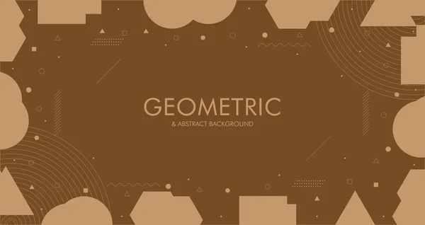 Diseño Fondo Geométrico Creativo Con Elementos Gráficos Para Diseño Fondo — Archivo Imágenes Vectoriales