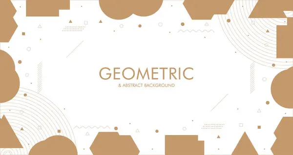 Kreatives Geometrisches Hintergrunddesign Mit Grafischen Elementen Zur Gestaltung Von Präsentationshintergründen — Stockvektor