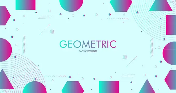 Creative Geometrikus Háttér Design Grafikai Elemekkel Prezentációs Háttér Tervezéshez Bemutatás — Stock Vector