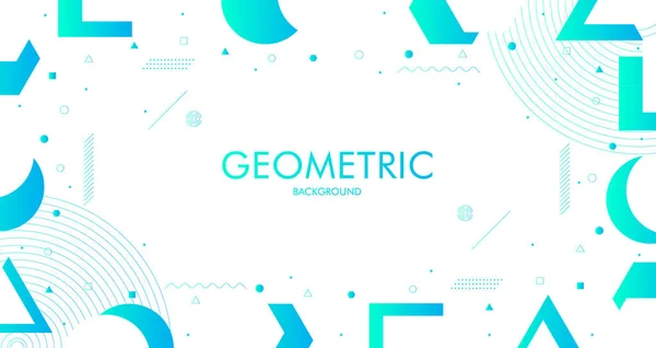 Creative Geometric Background Design Elementami Graficznymi Projektowania Tła Prezentacji Projekt — Wektor stockowy