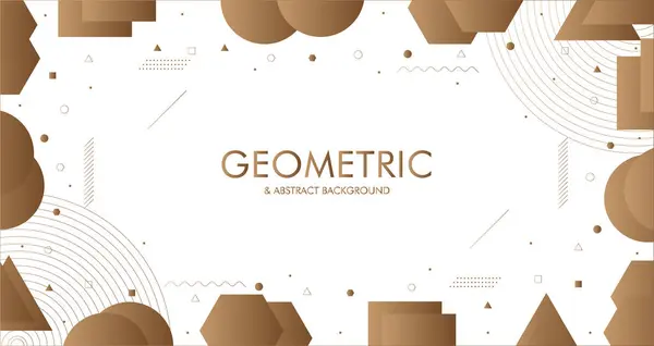 Creative Geometric Background Design Graphic Elements Presentation Background Design Presentation — Stock Vector